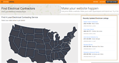 Desktop Screenshot of findelectricalcontractors.com