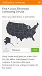 Mobile Screenshot of findelectricalcontractors.com